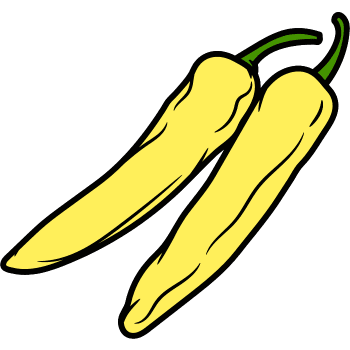 Banana Peppers-Learn Yellow Vegetables Names