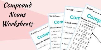 Compound Nouns Worksheets and Exercises