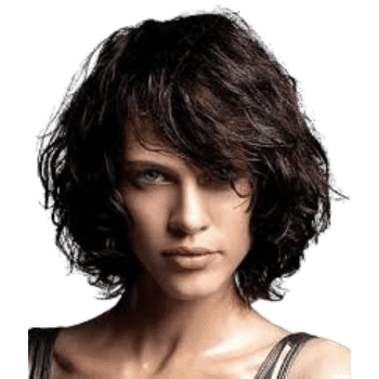 Layered Curly Bob