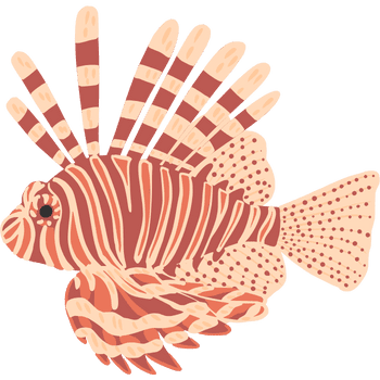 Lionfish-Learn Sea Animals Names