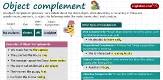 Learn Object Complement in English