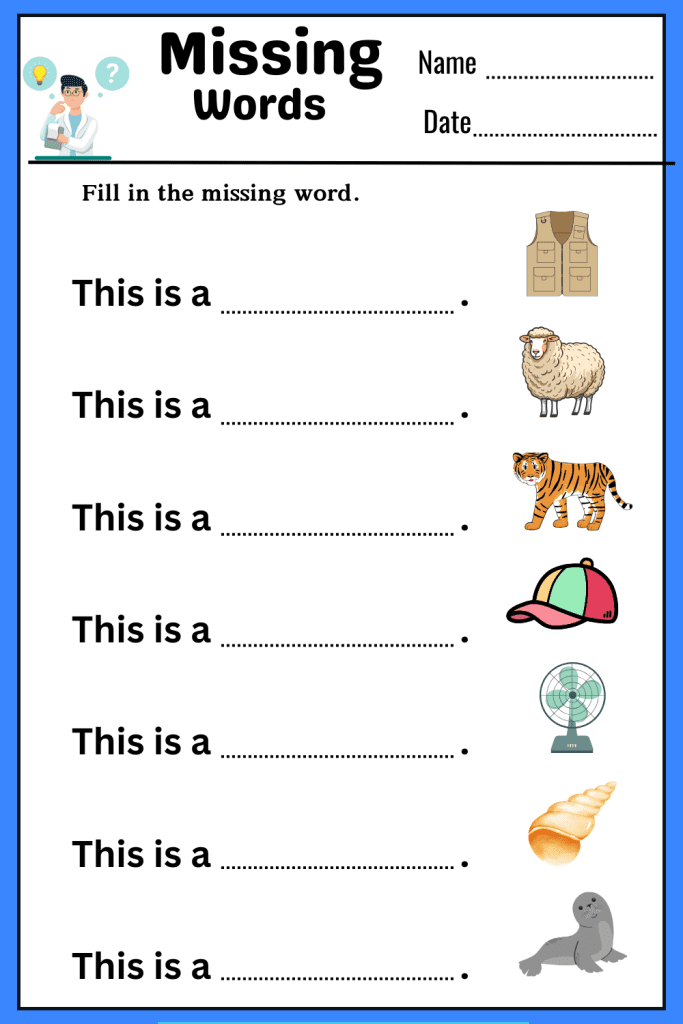 Sentence completion worksheets with answers for practice