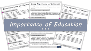 Importance of Education Essay – 10 Lines, 250 Words, and 500 Words