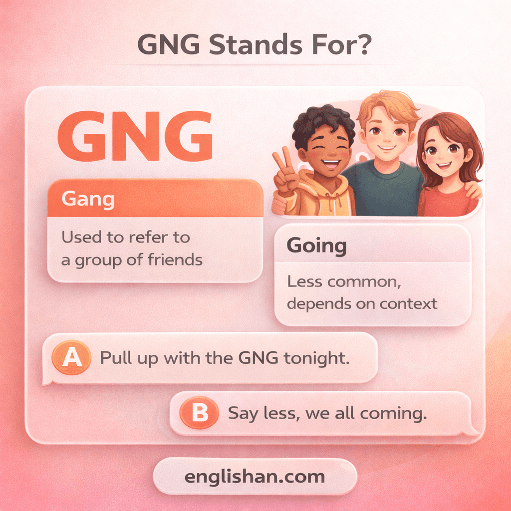 What Does GNG Mean in Texting: Uses, Examples While Chatting