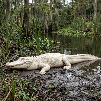  Albino Alligator