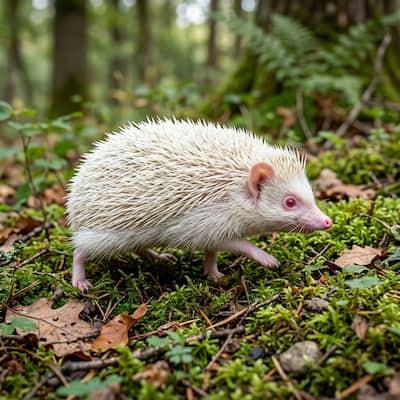  Albino Hedgehog