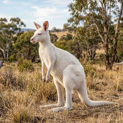 Albino Kangaroo