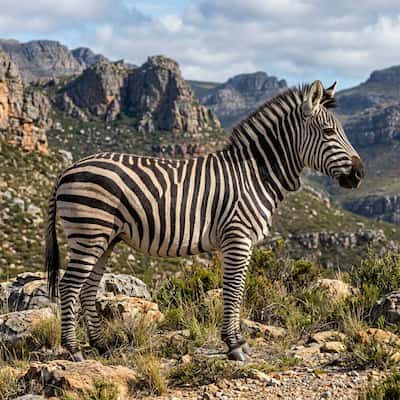 Cape mountain zebra