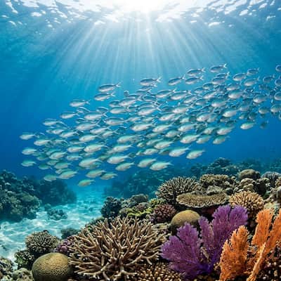 Fish — A School