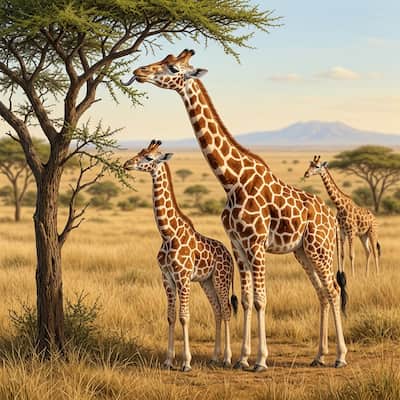Giraffes — A Tower
