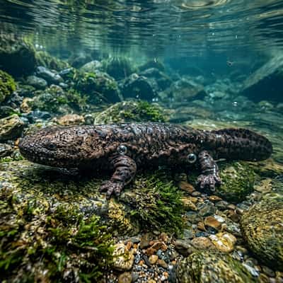 Japanese giant salamander