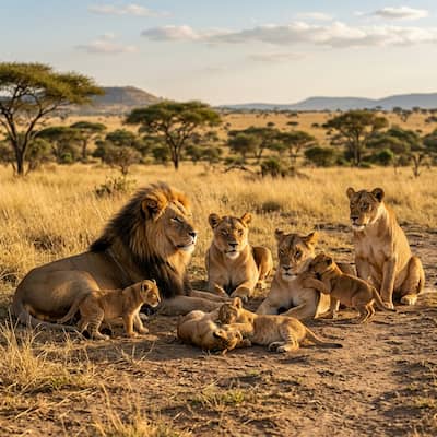 Lions — A Pride